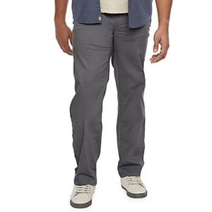 Mens khakis "the officer chino" relaxed straight adaptive pants
